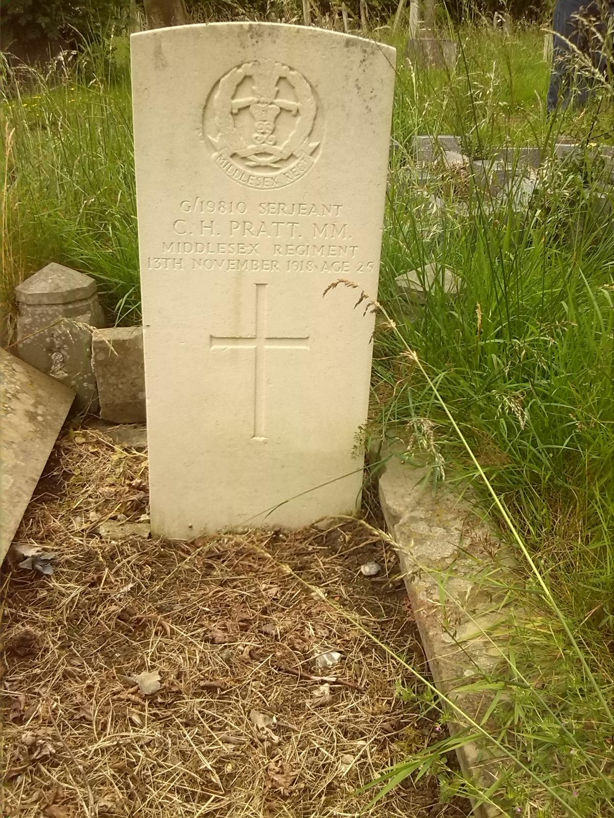 Charles Henry Pratt's headstone
