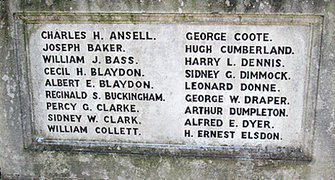 Leagrave War Memorial