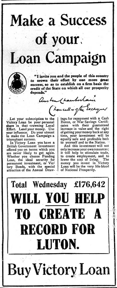 Victory Load advert