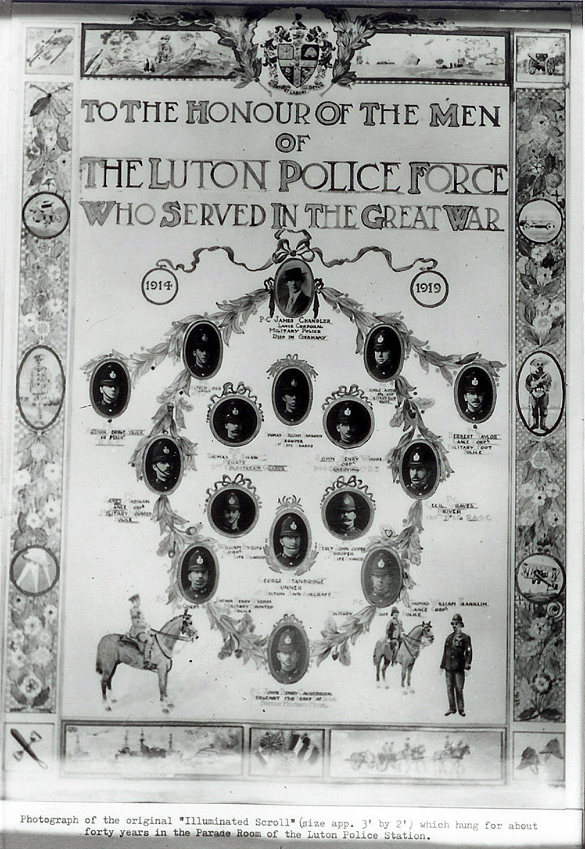 Luton Borough Police Roll of Honour