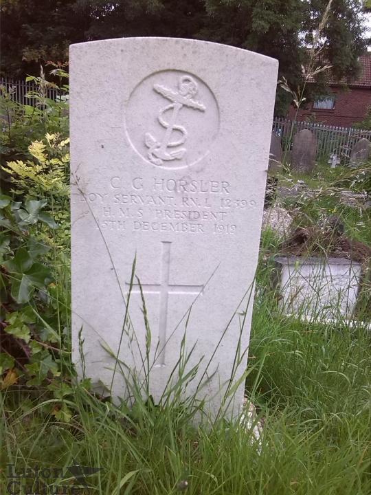 Cyril Horslers Headstone